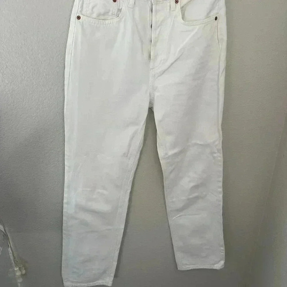 Aritzia Denim Forum White Jeans sz 25 High Rise Loose Mom 90s $110 Women's - Picture 5 of 6
